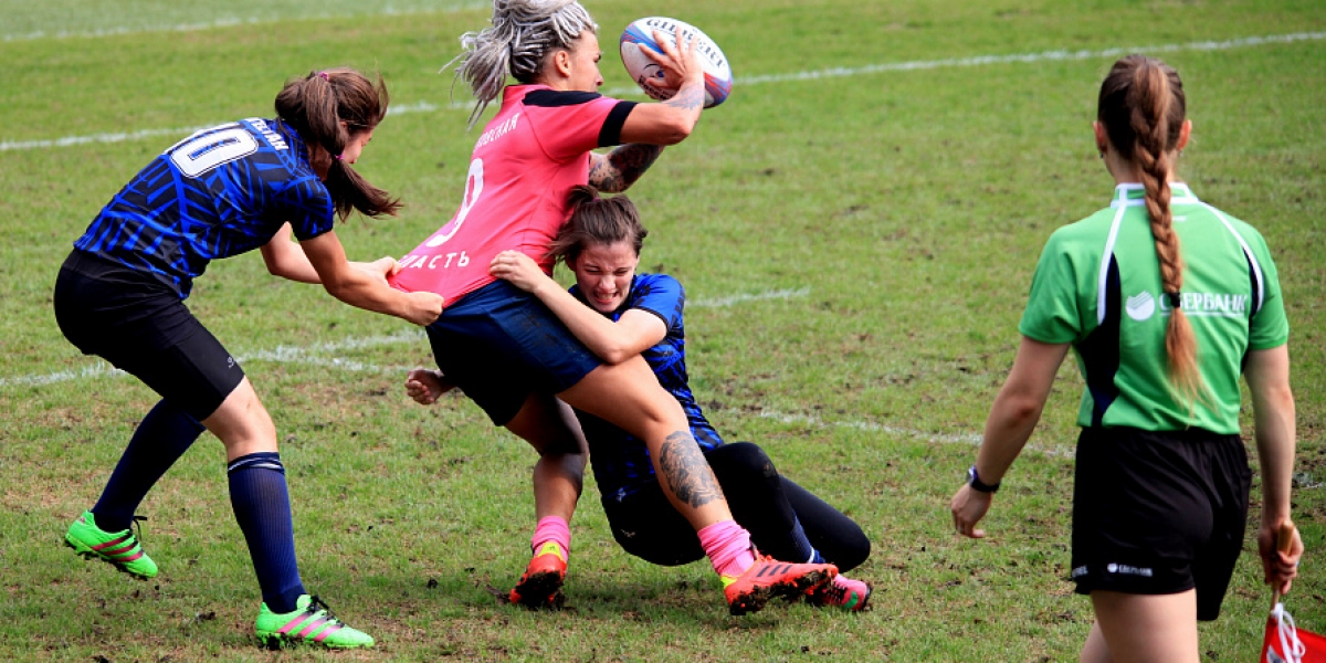 Итоги 1 игрового дня I тура чемпионата России по регби-7 среди женских команд.