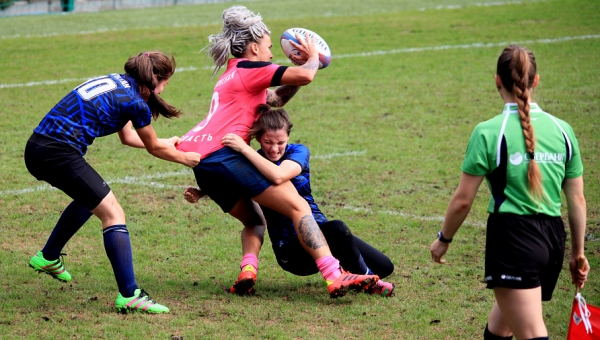 Итоги 1 игрового дня I тура чемпионата России по регби-7 среди женских команд.