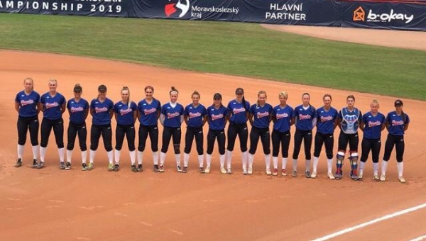 11 место на чемпионате Европы по софтболу 2019 